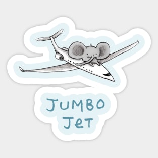 Jumbo Jet Sticker